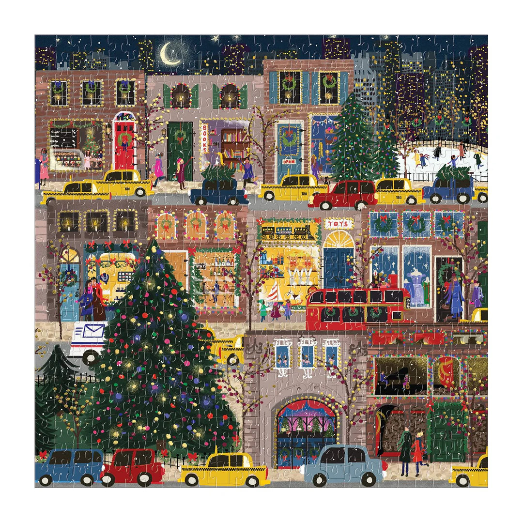 Winter Lights 500 Piece Foil Jigsaw Puzzle Galison