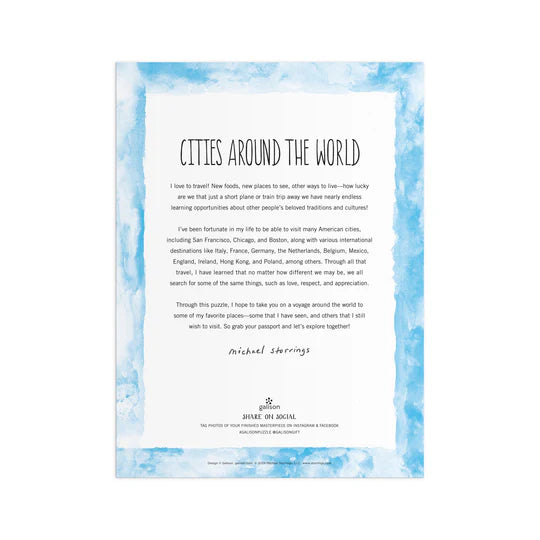 Michael Storrings Cities Around the World 1000 Piece Puzzle
