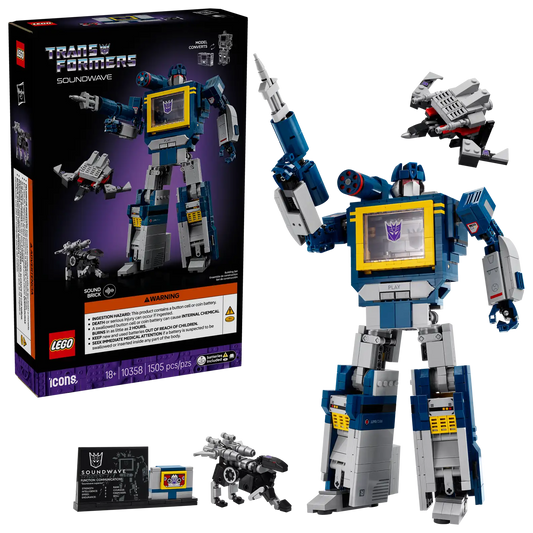 LEGO Icons Transformers: Soundwave 10358
