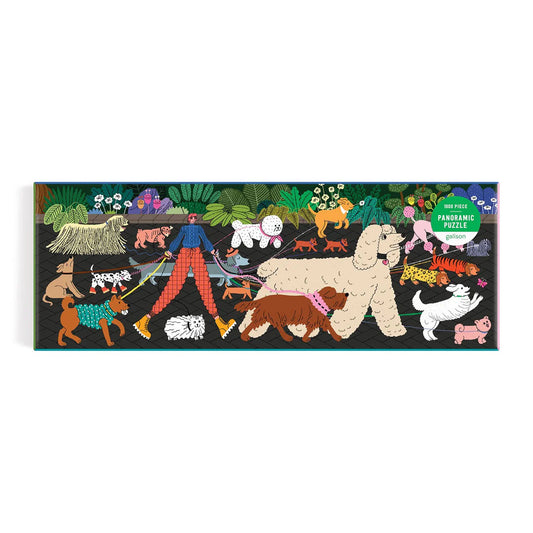Dog Walk 1000 Piece Panoramic Jigsaw Puzzle Galison