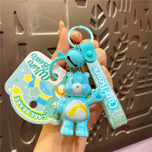Cute Care Bears Plated Keychain
