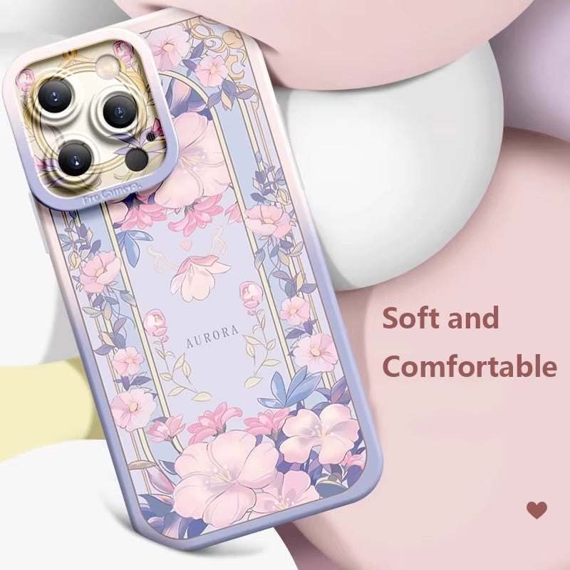 Floral Garden Phone Case – Soft Silicone & Shockproof