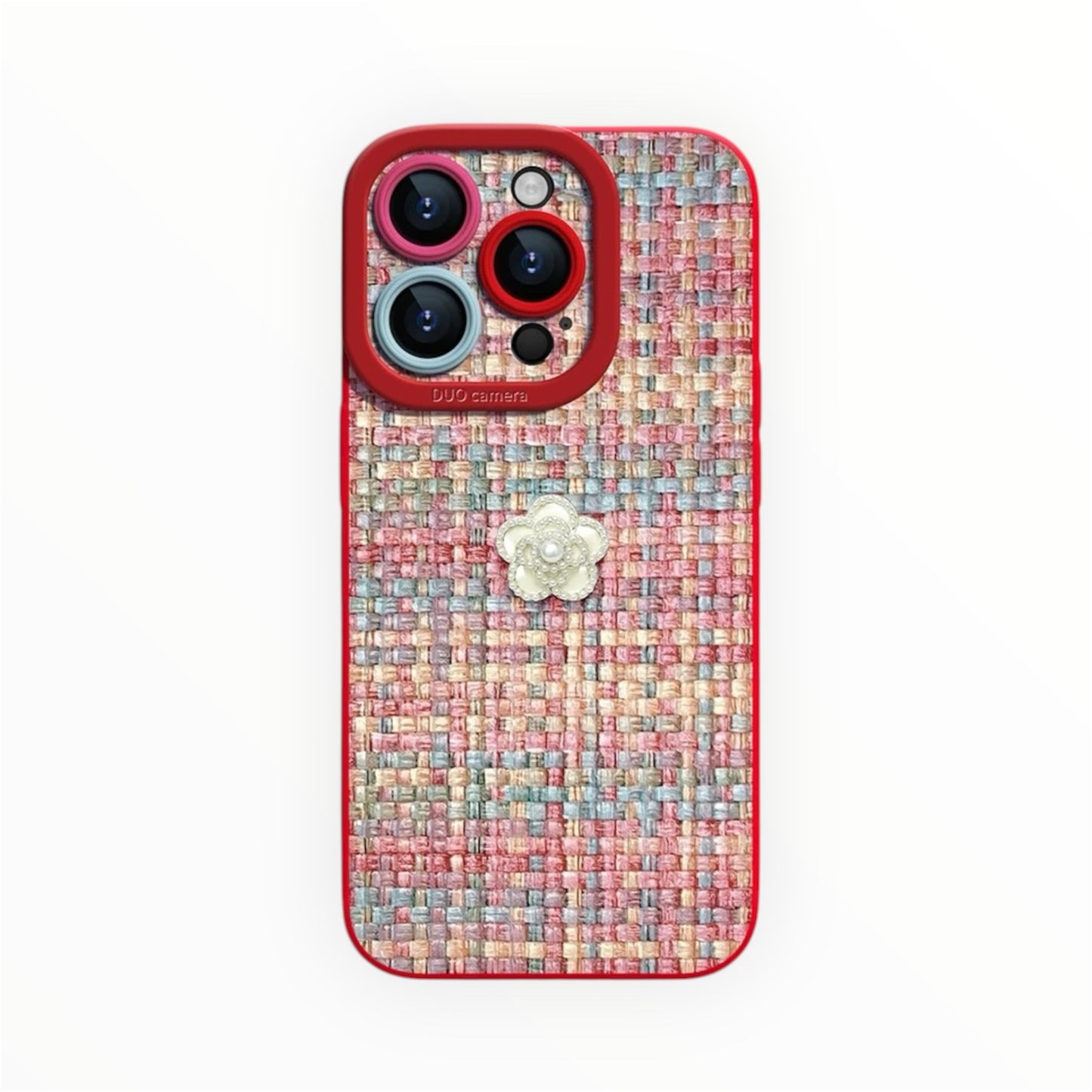 Elegant Tweed iPhone Case – Anti-Drop & Cute Design