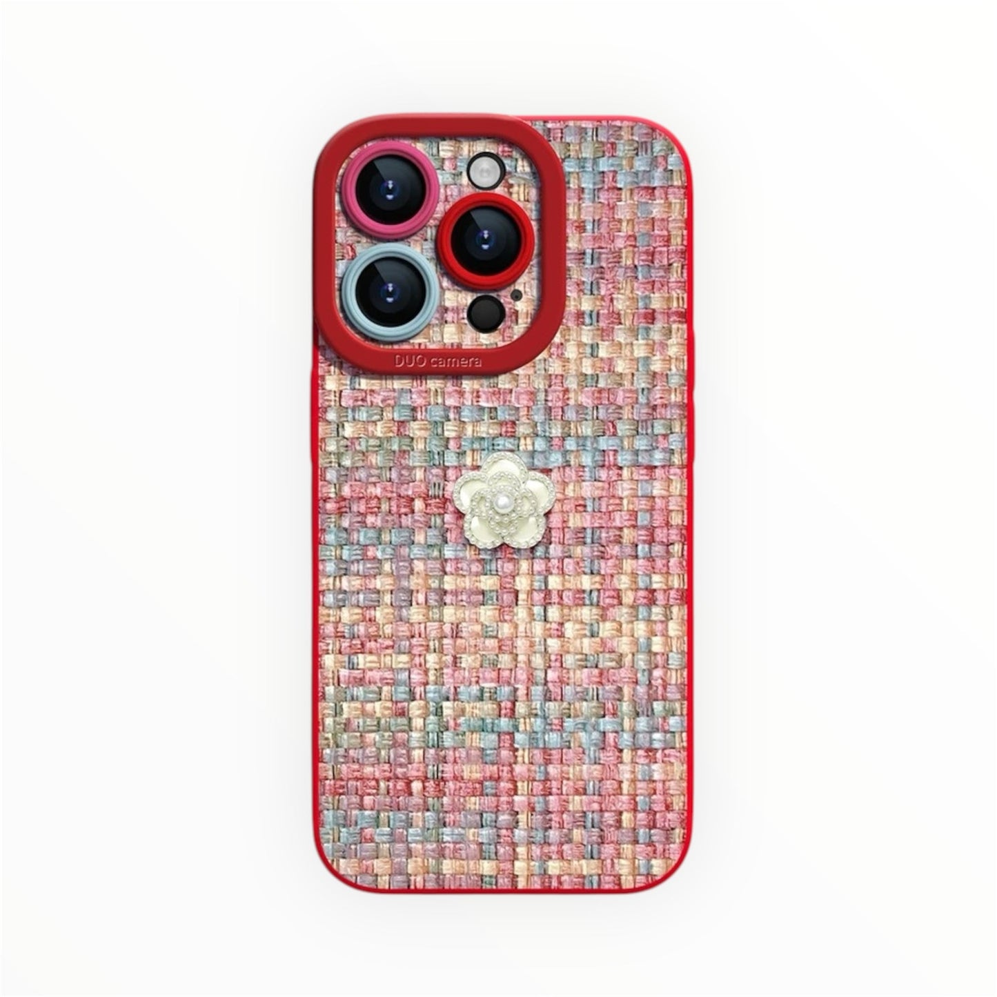 Elegant Tweed iPhone Case – Anti-Drop & Cute Design V Boutique Studio
