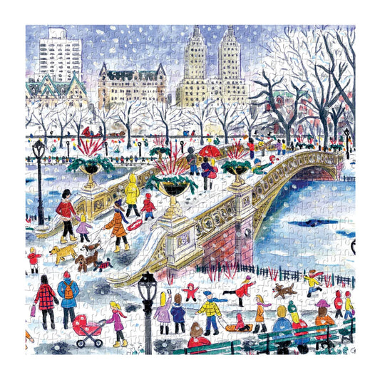 Michael Storrings Bow Bridge In Central Park 500 Piece Jigsaw Puzzle Galison