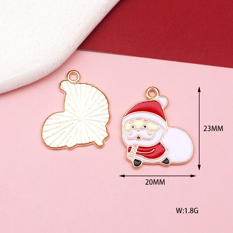 Festival Christmas Charms for Jewelry Making
