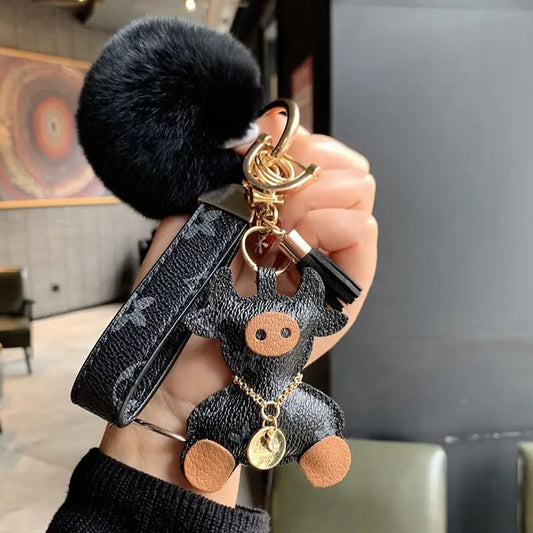 Lucky Cow Keychain V Boutique Studio-New