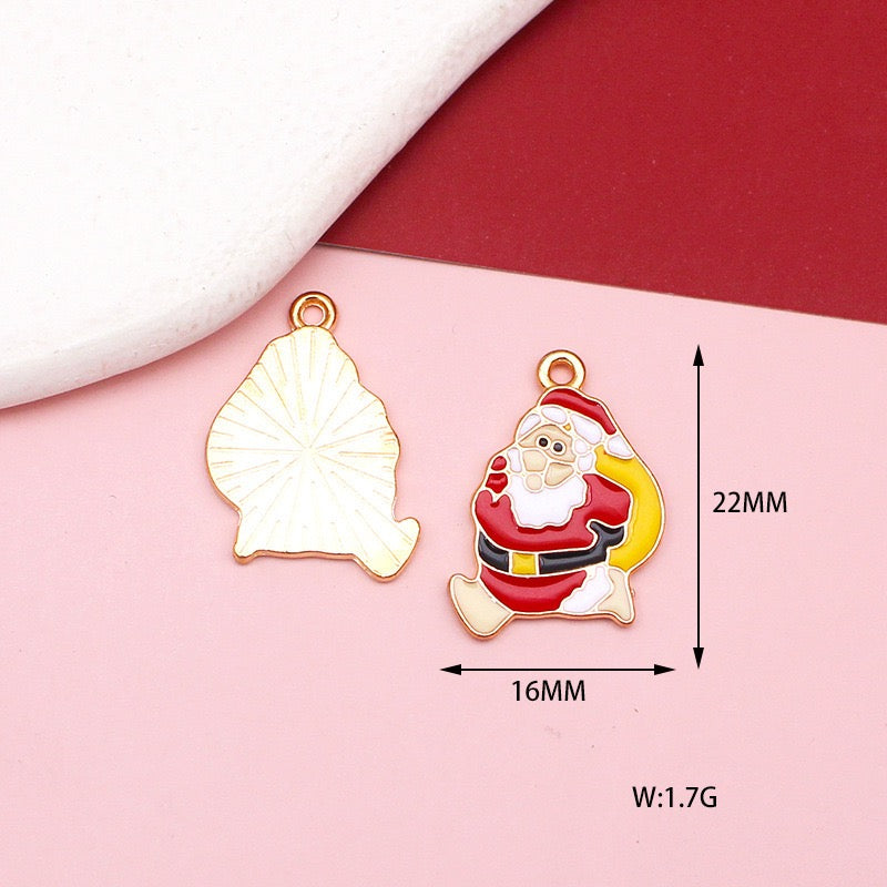 Festival Christmas Charms for Jewelry Making