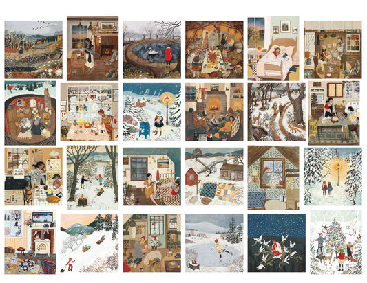 Loré Pemberton Advent Calendar
Set of 24 Mini Puzzles