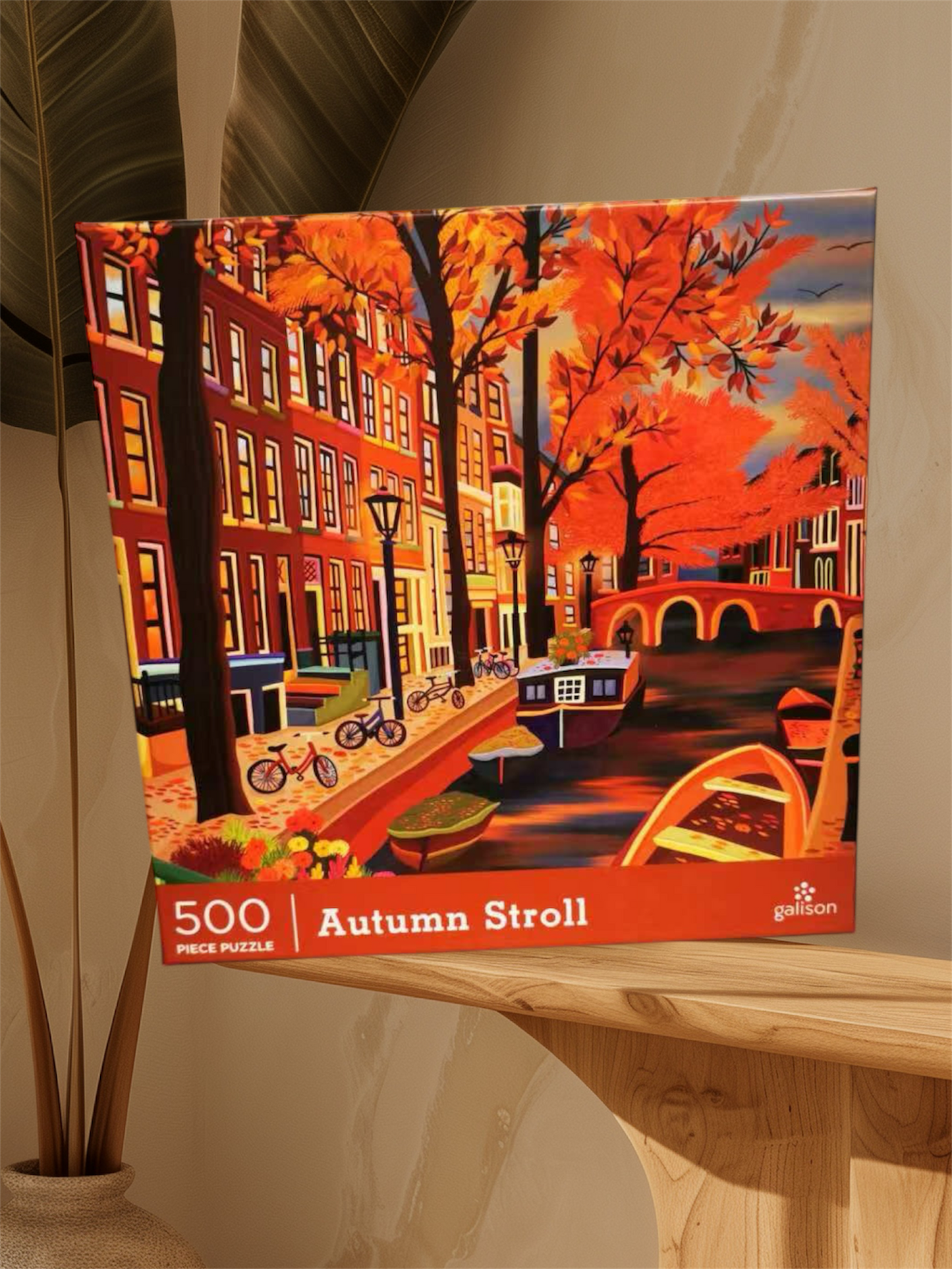 Galison Autumn Stroll 500 Piece Puzzle