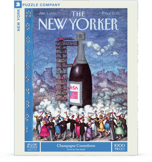 Champagne Countdown 1000 Piece Jigsaw Puzzle