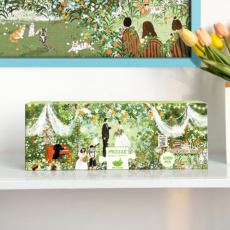 Forest Wedding 1000 Piece Jigsaw Puzzle