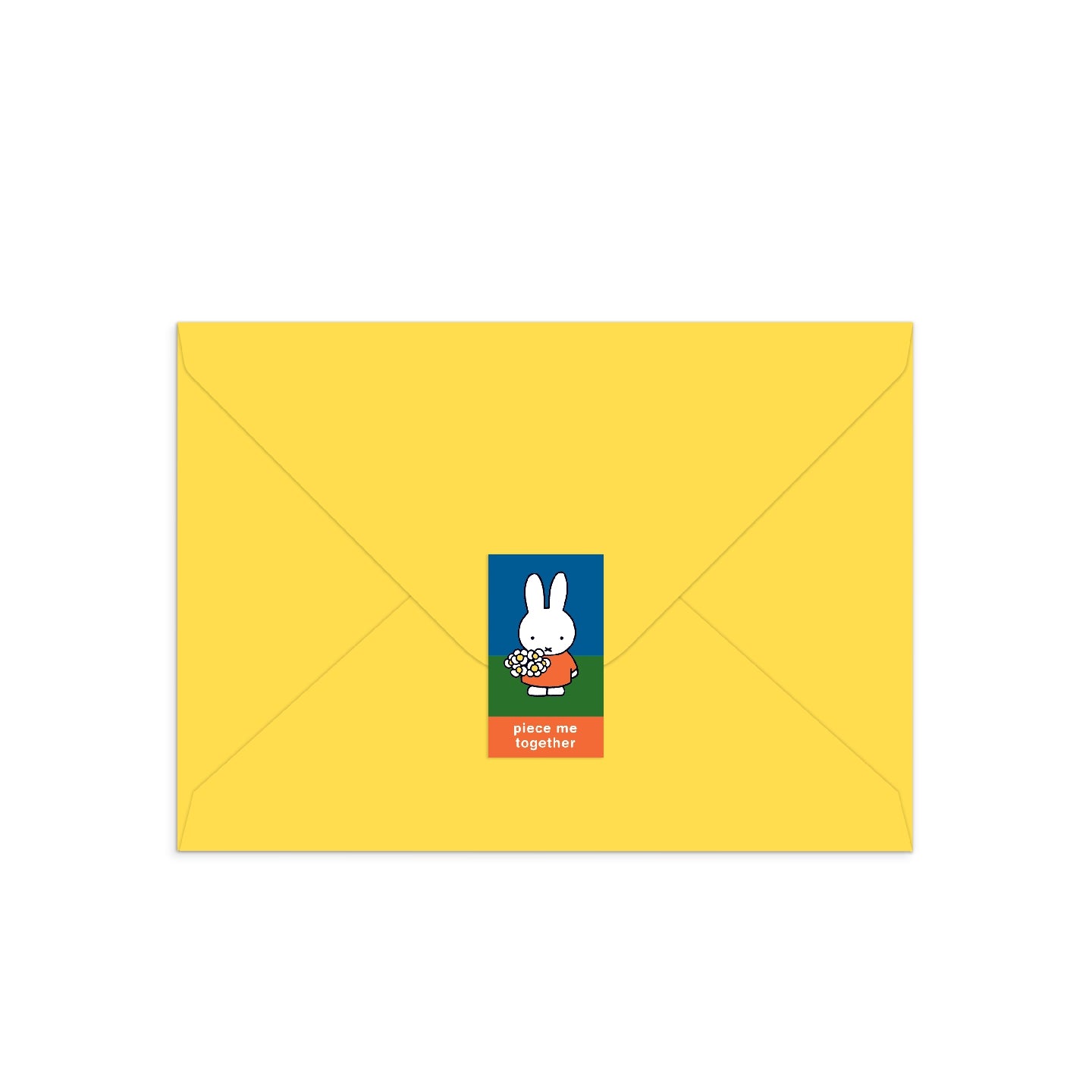 Miffy with Flowers Greeting Card Puzzle