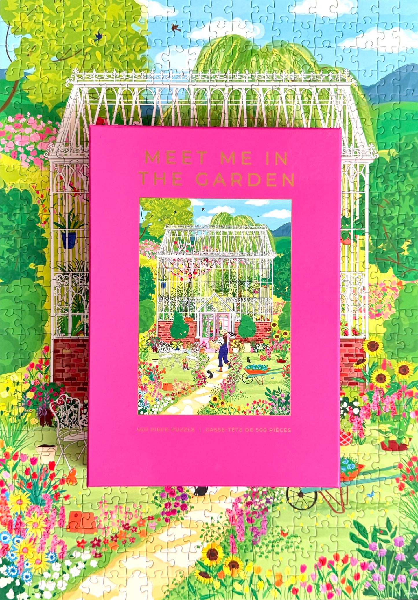 Hobbry Meet Me in the Garden 500 Piece Puzzle Hobbry