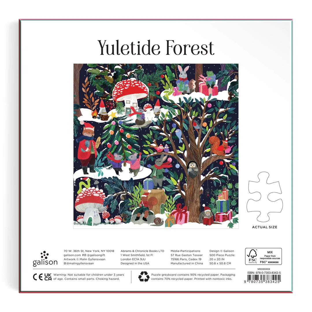 Yuletide Forest 500 Piece Puzzle