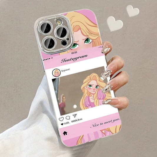 INS-Design Cartoon Character Mirror Phone Case V Boutique Studio