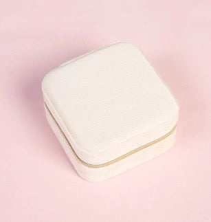 Custom Travel Jewelry Box – Personalized Organizer with Hooks & Rings
