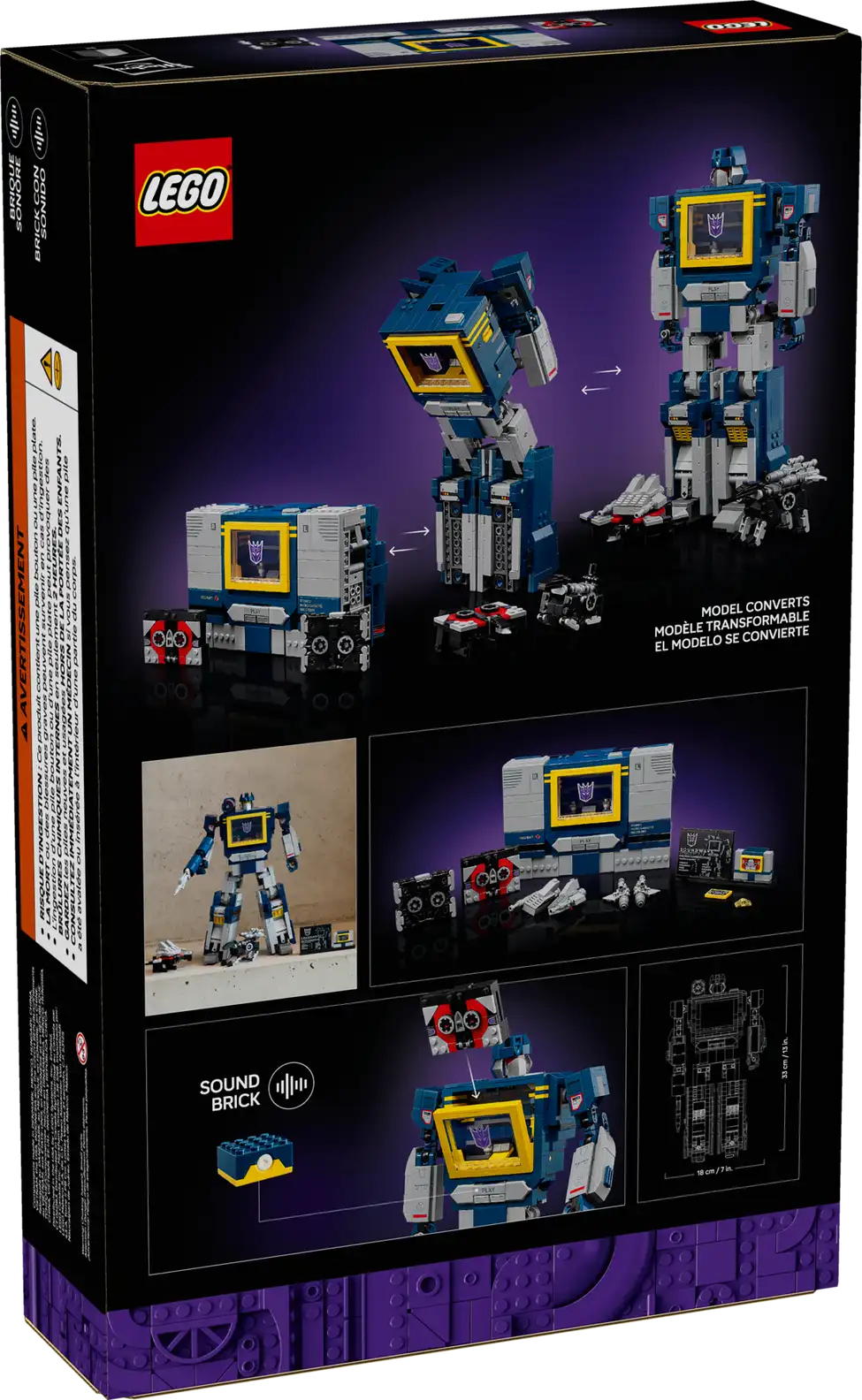 LEGO Icons Transformers: Soundwave 10358