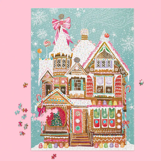 Gingerbread House 1000 Piece Christmas Puzzle WerkShoppe