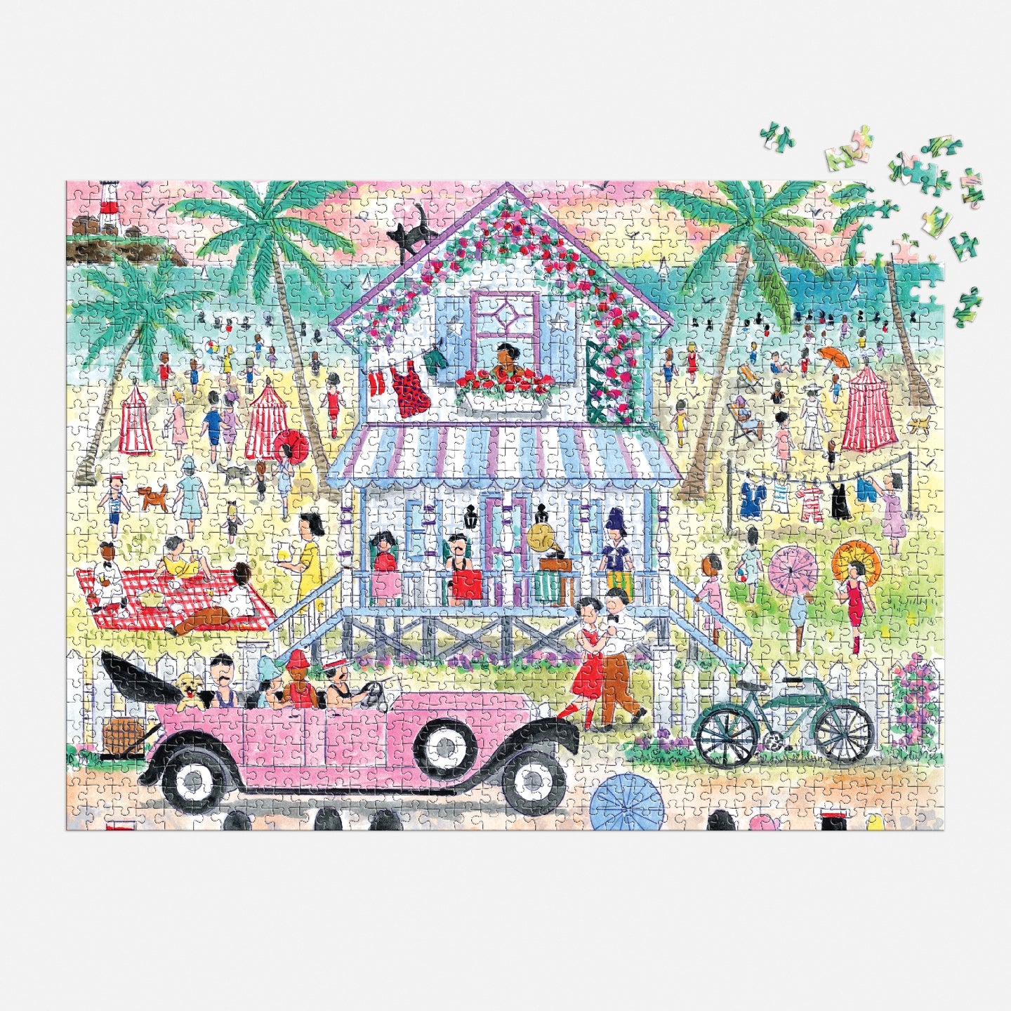 Michael Storrings Roaring 20s Beach House 1000 Piece Puzzle