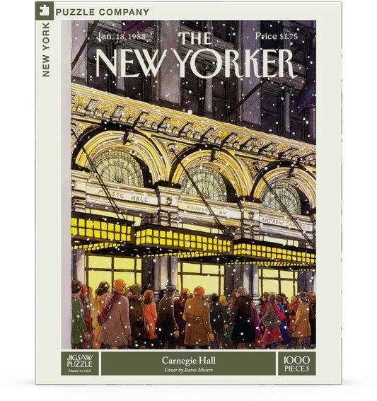 Carnegie Hall 1000 Piece Jigsaw Puzzle New York Puzzle Company