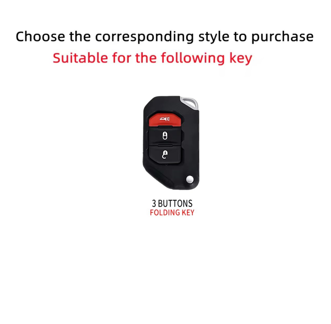 Elegant Car Key Fob Cover For Jeep Wrangler Series