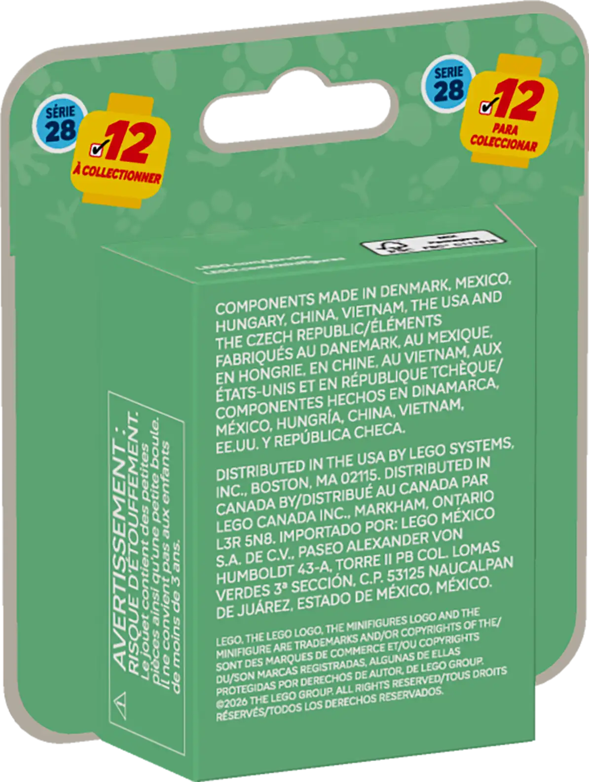 LEGO Minifigures Animal Series 28 Mystery Box (Case of 36) 71051