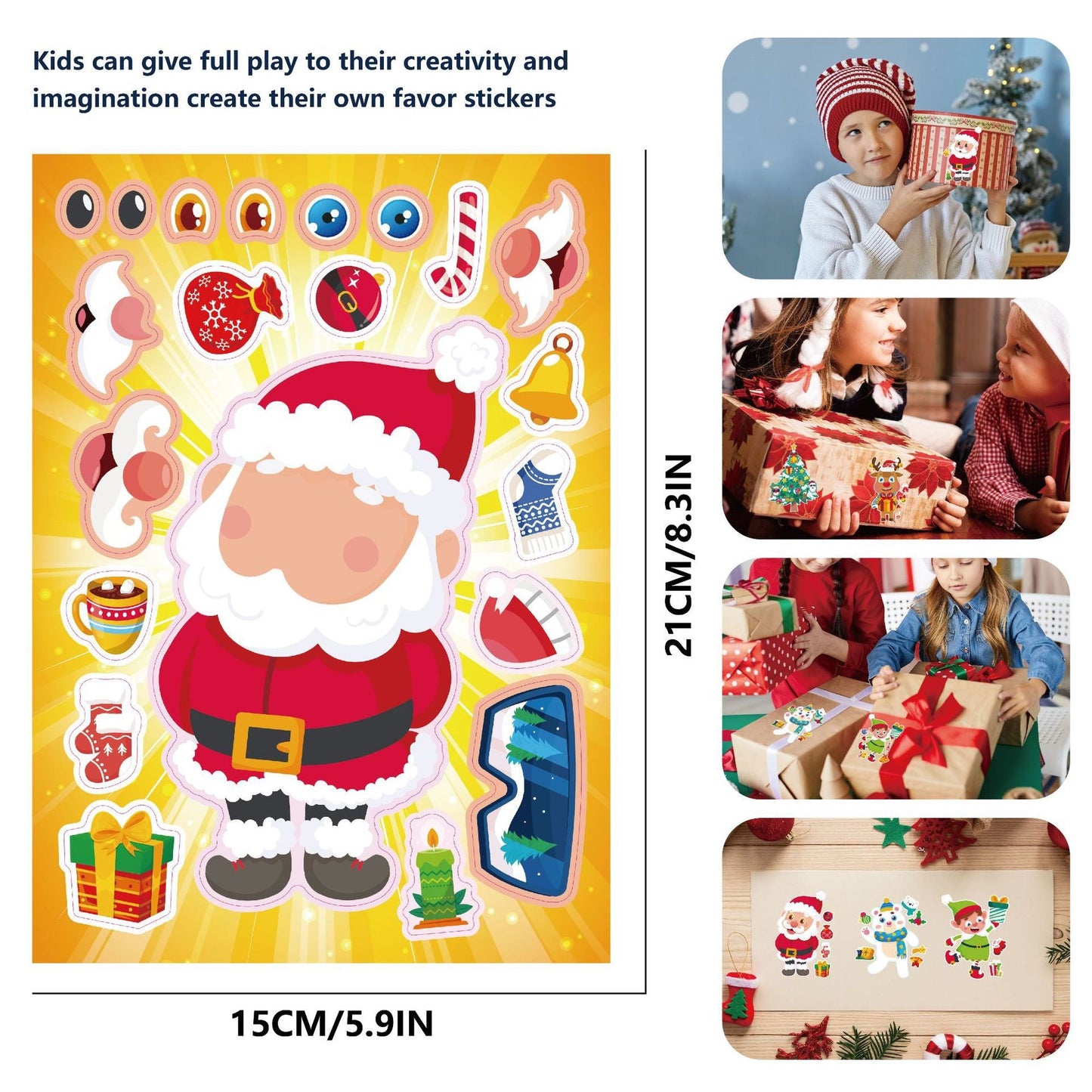 Festive Fun Christmas DIY Stickers - 30 Sheets V Boutique Studio