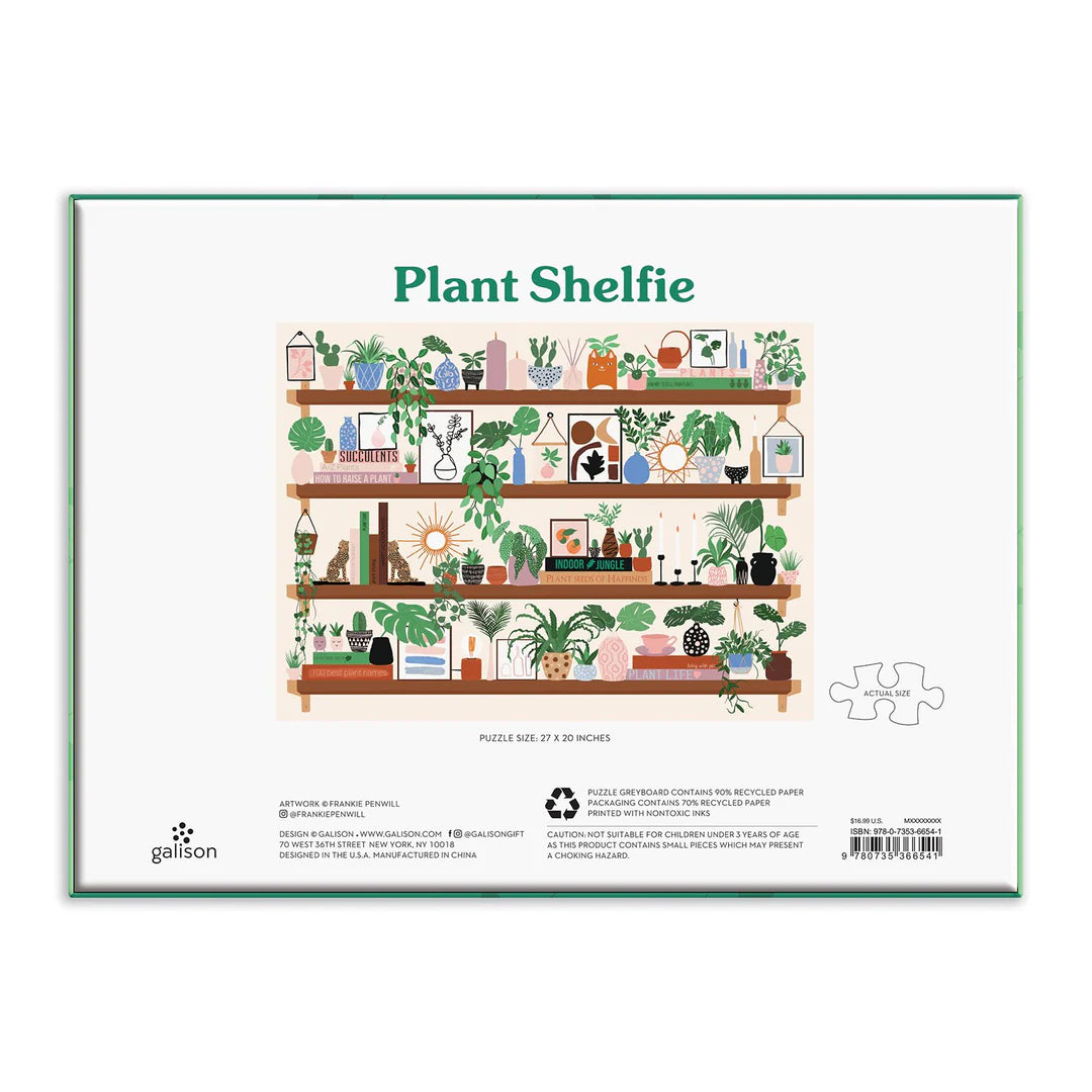 Plant Shelfie 1000 Piece Jigsaw Puzzle Galison