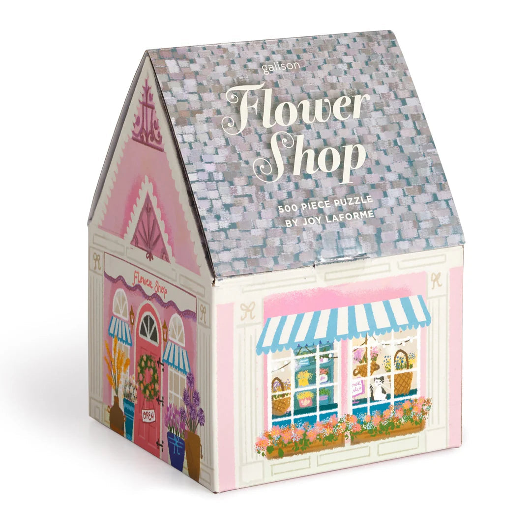 Joy Laforme Flower Shop 500 Piece House Puzzle Galison