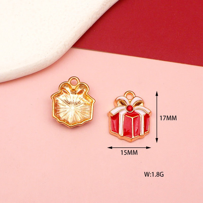 Festival Christmas Charms for Jewelry Making