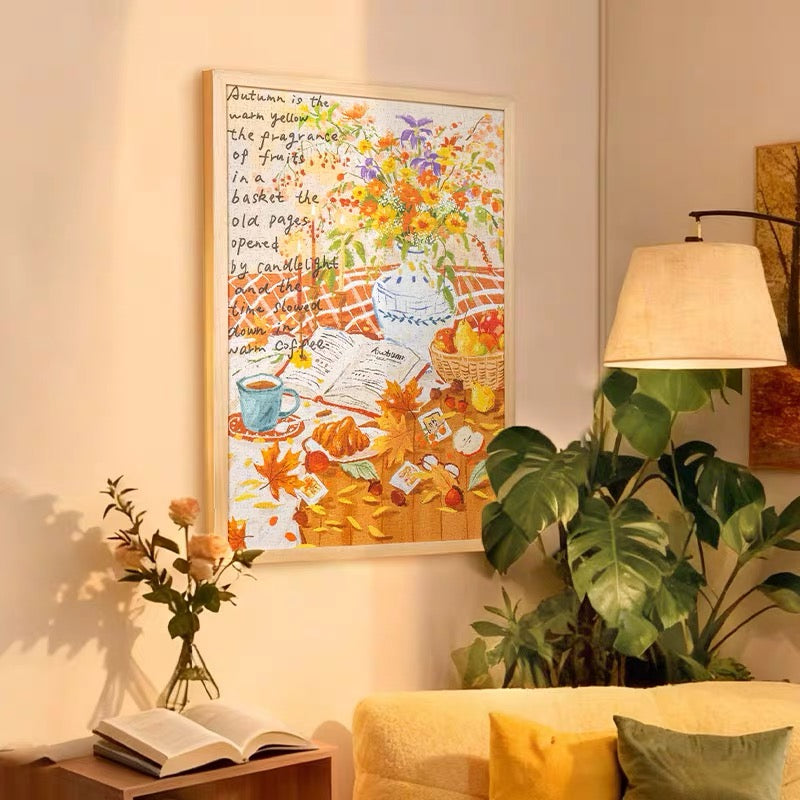 Momibook Autumn Moments 1000 Piece Jigsaw Puzzle Momibook