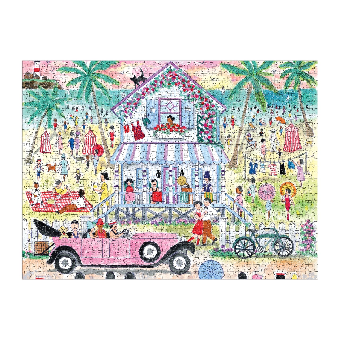 Michael Storrings Roaring 20s Beach House 1000 Piece Puzzle