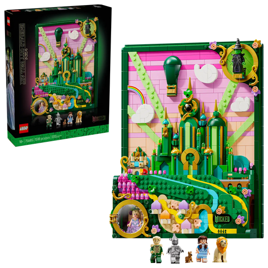 LEGO Wicked Emerald City Wall Art 75685