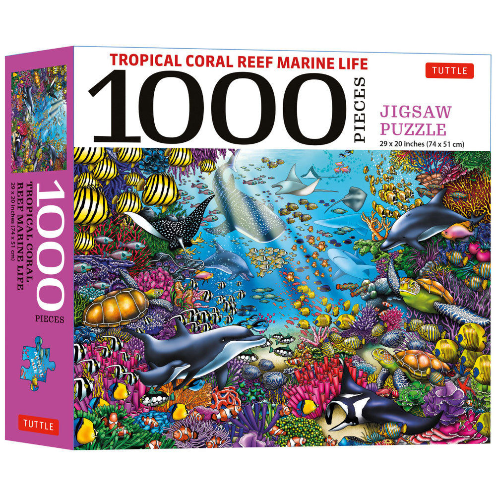 Tropical Coral Reef Marine Life - 1000 Piece Jigsaw Puzzle