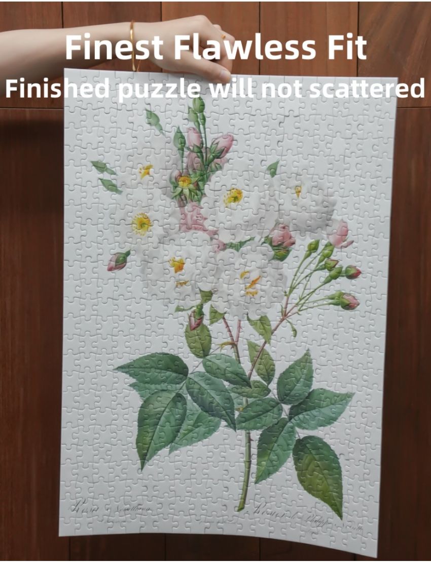 The Bibe of Roses (Pink) 500 Piece Jigsaw Puzzle