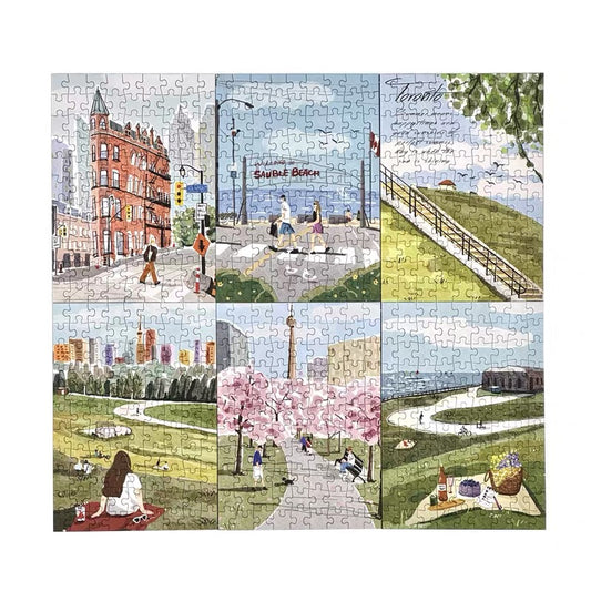 Puffinkids Toronto Journey 6 x 99 Piece Mini Jigsaw Puzzle Set