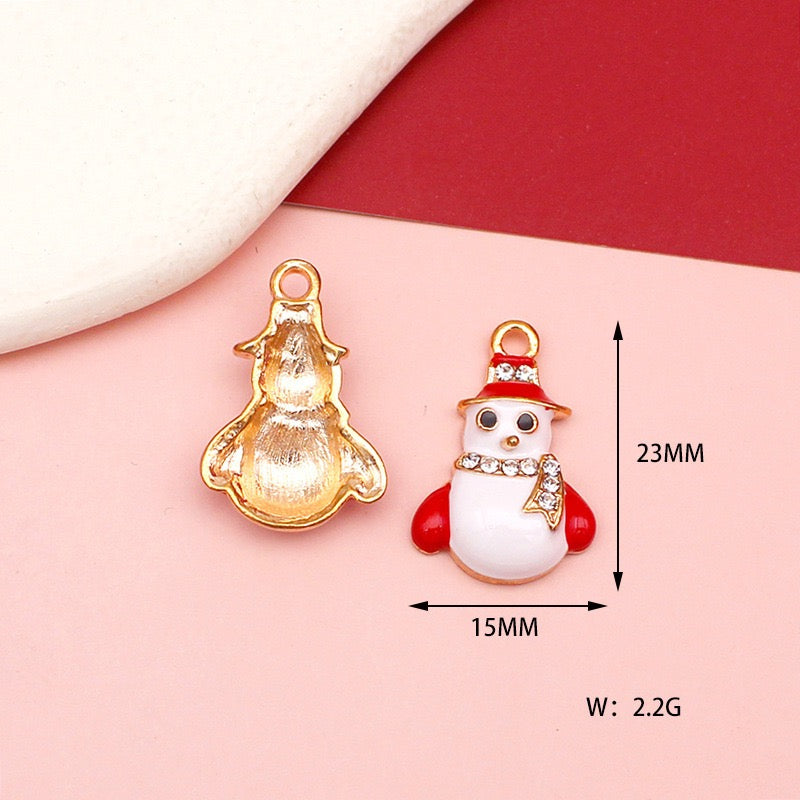 Festival Christmas Charms for Jewelry Making