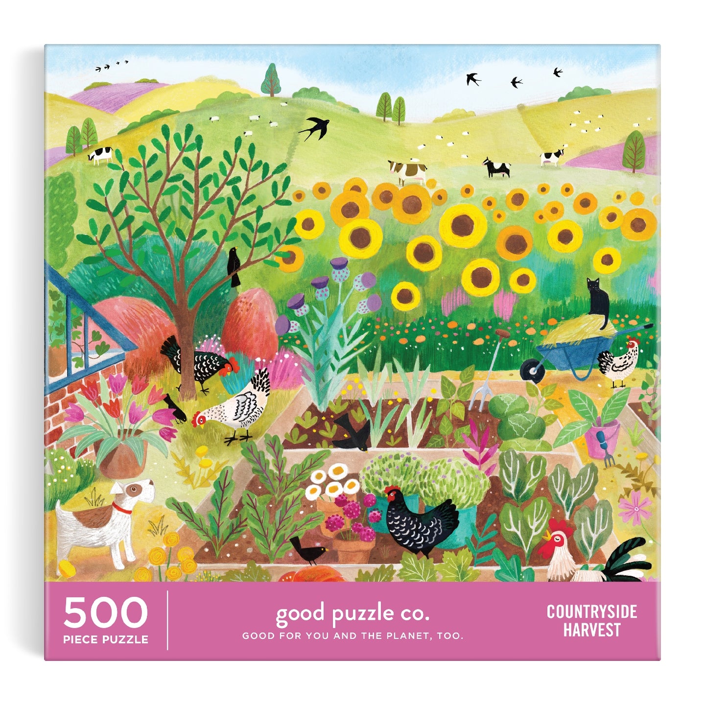 Good Puzzle Co. Countryside Harvest 500 Piece Puzzle