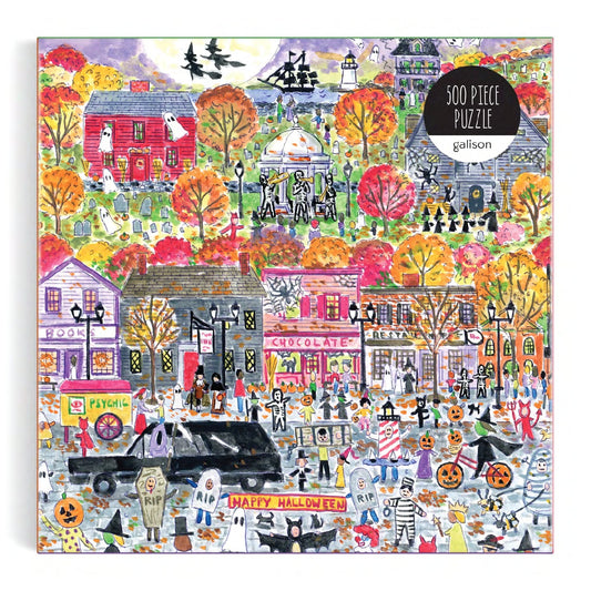 Michael Storrings Halloween Parade 500 Piece Puzzle Galison