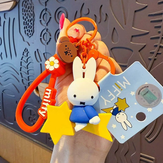 Kawaii Miffy Good Night Party Keychain