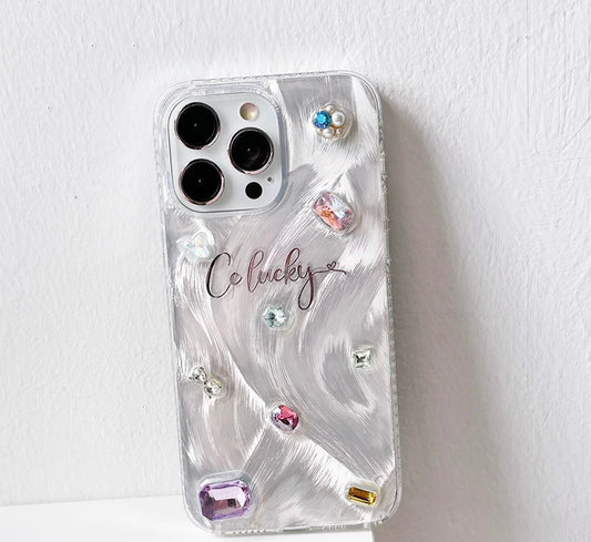 Customized Rhinestone Phone Case V Boutique Studio