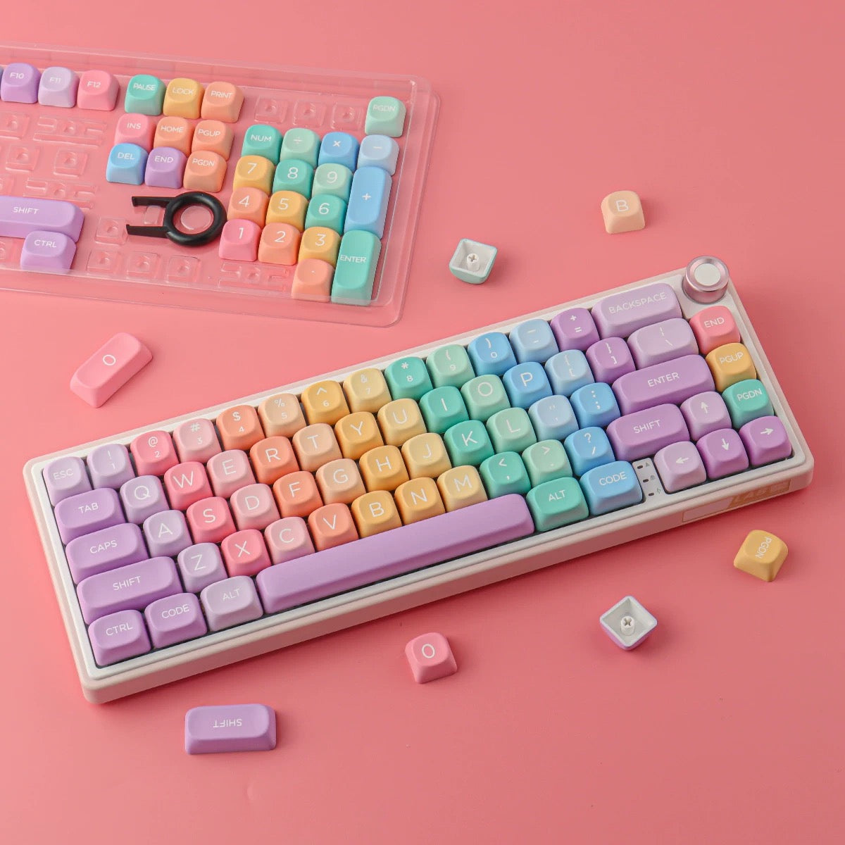 Gummy Candy Keycaps – MOA Profile PBT for Mechanical Keyboards