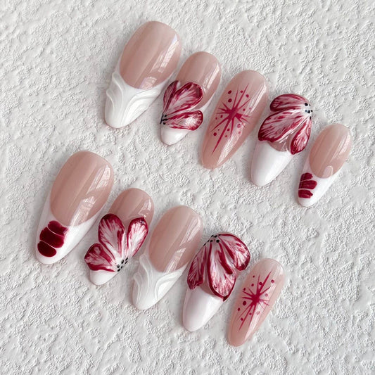 Blooming Radiance Press-On Nails V Boutique Studio
