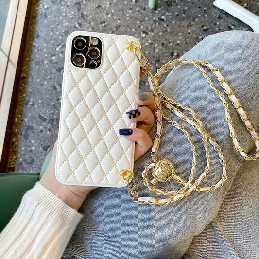 Luxury Crossbody Leather Phone Case V Boutique Studio
