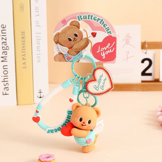 Adorable Butterbear Keychain V Boutique Studio