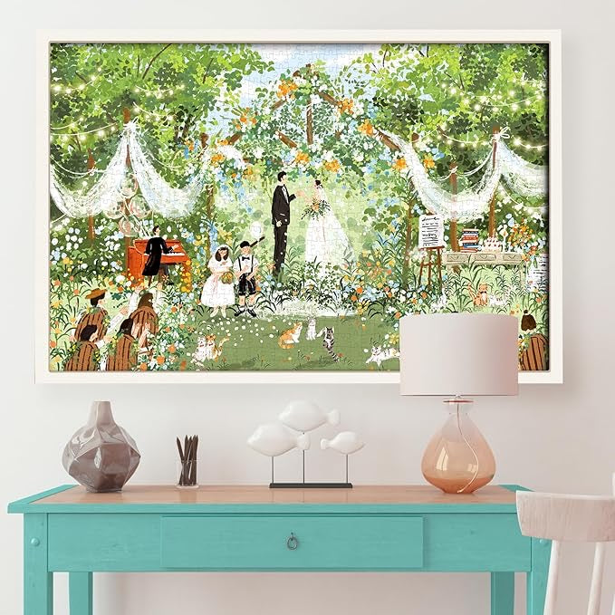 Forest Wedding 1000 Piece Jigsaw Puzzle