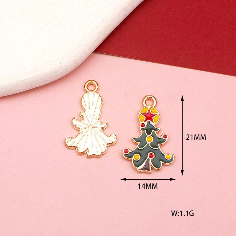 Festival Christmas Charms for Jewelry Making
