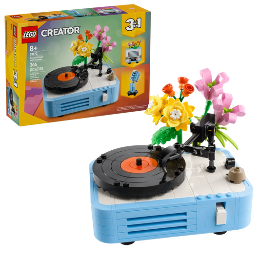 LEGO Creator 3-in-1 Record Player with Flowers 31172
