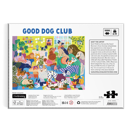 Good Dog Club 1000 Piece Family Puzzle